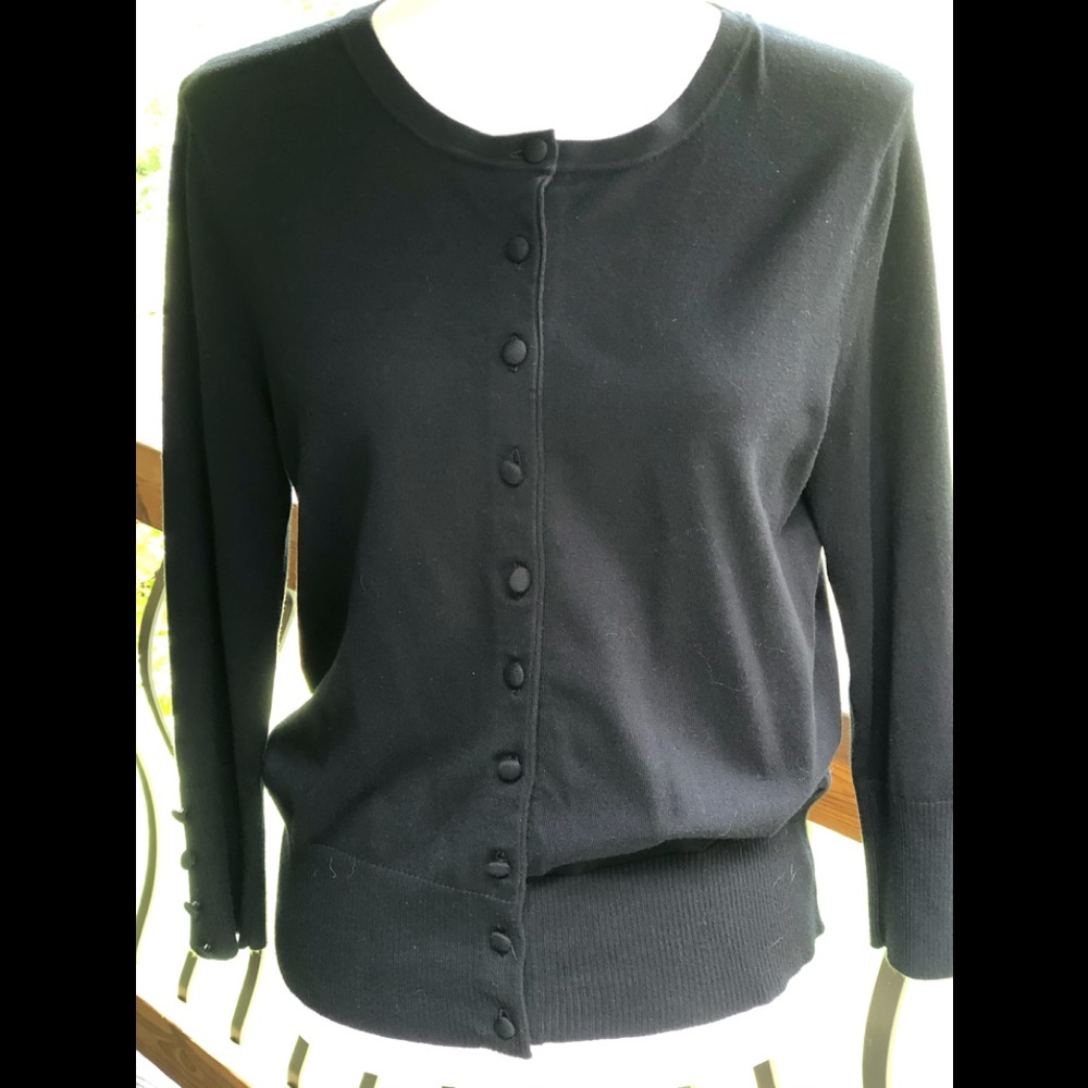 Audrey & Grace Black Cardigan Sweater